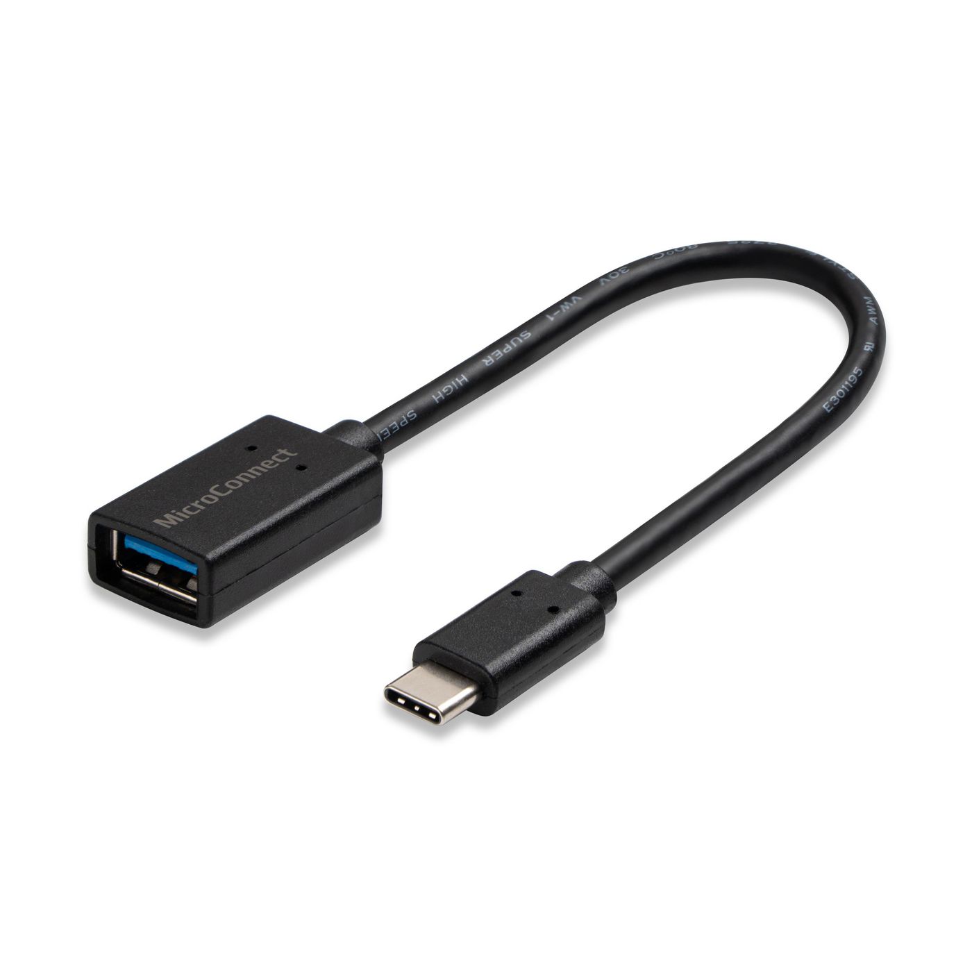 USB-c To USB3.0 A Adapter, 20cm Black
