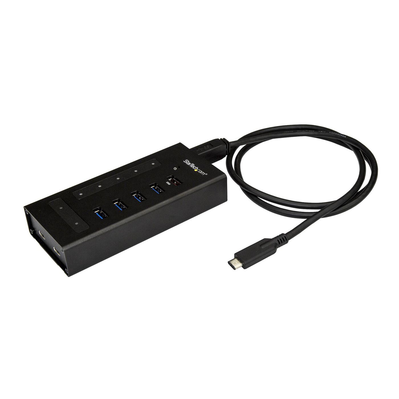 STARTECH.COM USB Hub 7 Port - Metall - USB-A zu 3x USB-C und 1x USB-C - USB 3.0 - Industrieller USB