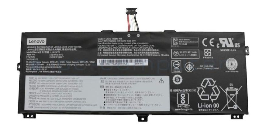 Lenovo 02HM886 W125629761 Battery 3c,50Wh,LiIon,SMPBYD 