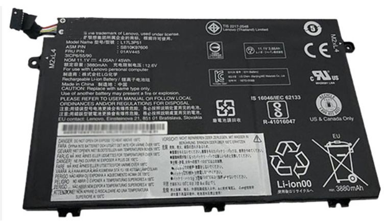 Lenovo 01AV446 Battery 3c 45Wh LiIon SMP 