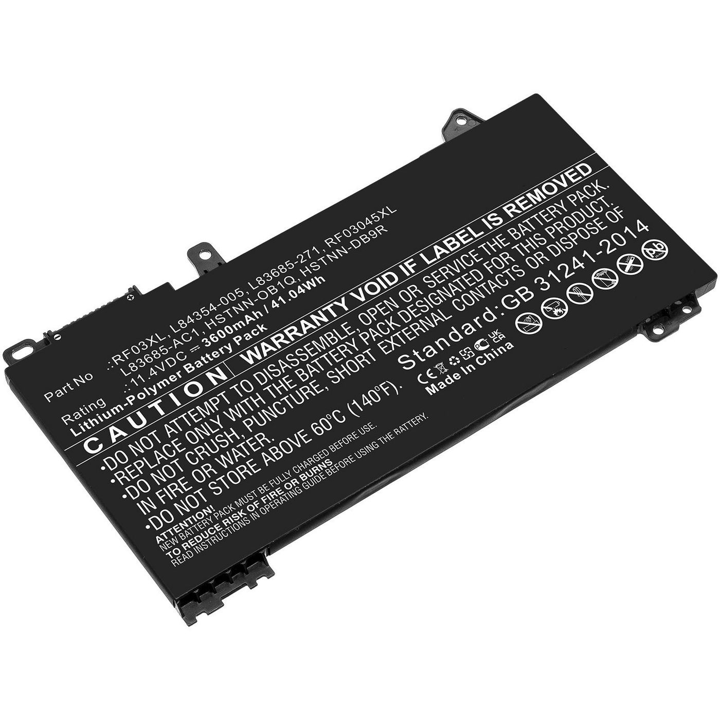 Battery 41.04Wh Li-Polymer