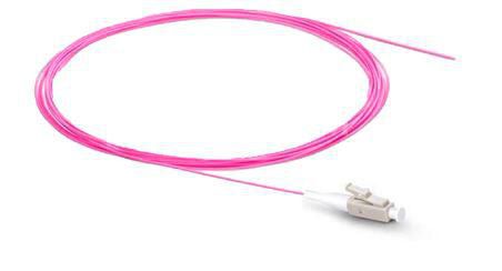 Fiber Pigtail - Lc/upc - Om4 50/125 Multimode - Pvc Easy Strip - 2m Purple