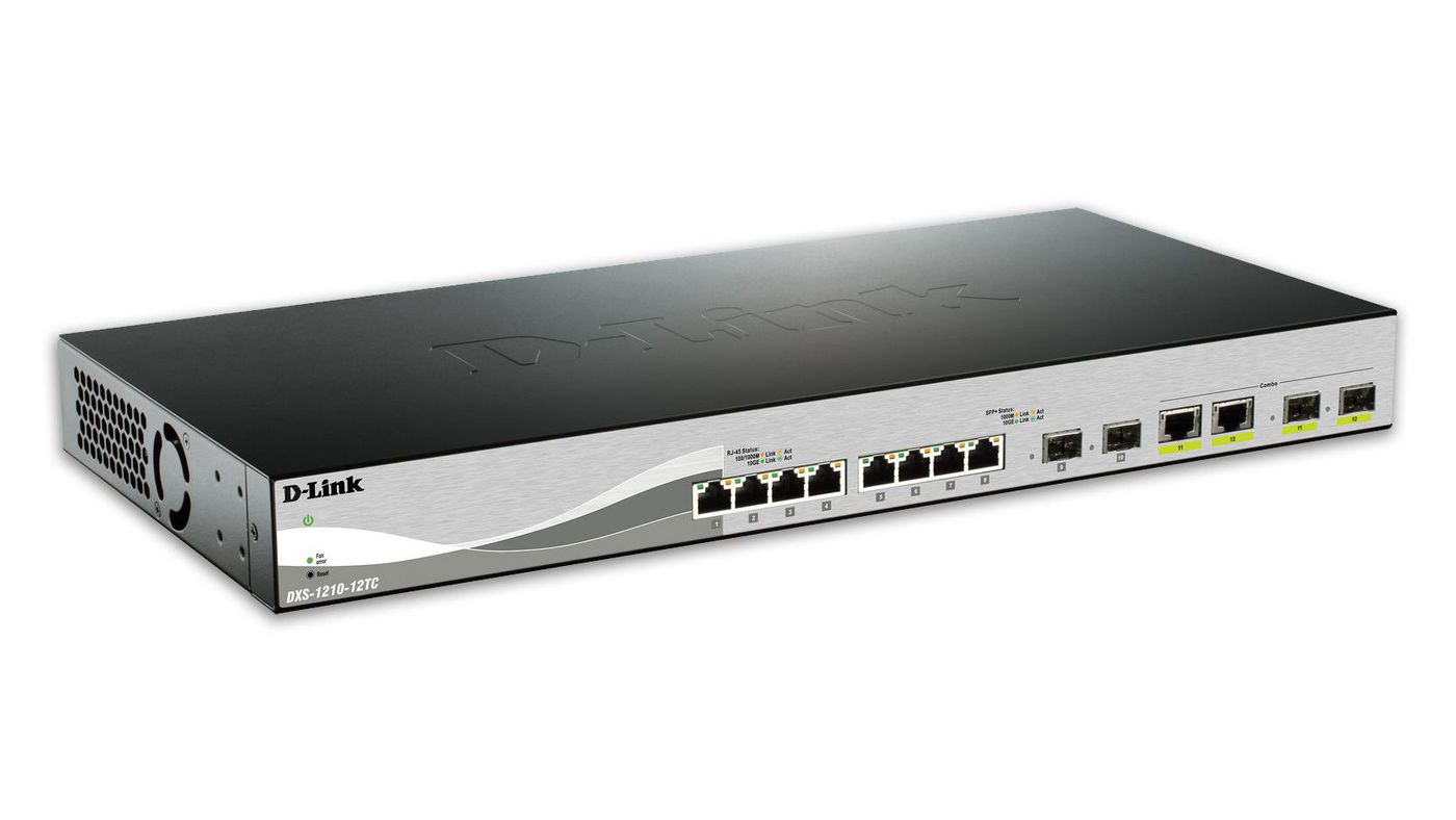 D-Link DXS-1210-12TCE W128107063 12 Port Smart Managed Switch 