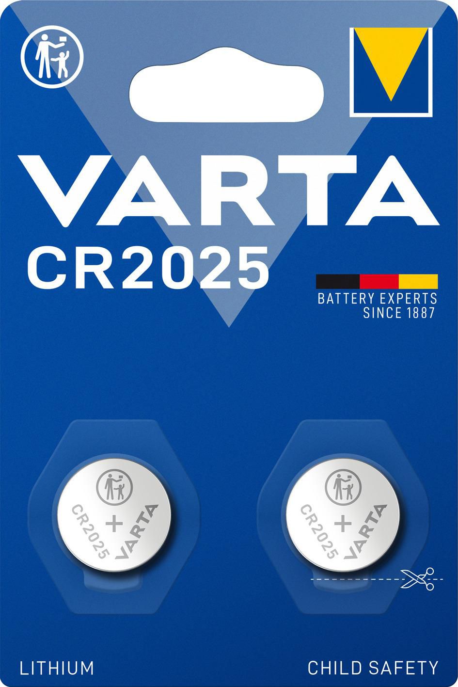 Varta 6025101402 1x2 electronic CR 2025 