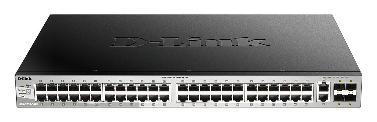 D-Link DGS-3130-54TSE W128170585 Managed Gigabit Ethernet 