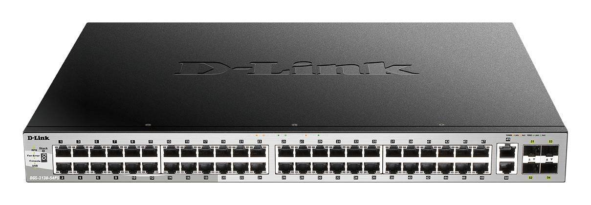 D-Link DGS-3130-54PSE W128170583 Managed Gigabit Ethernet 