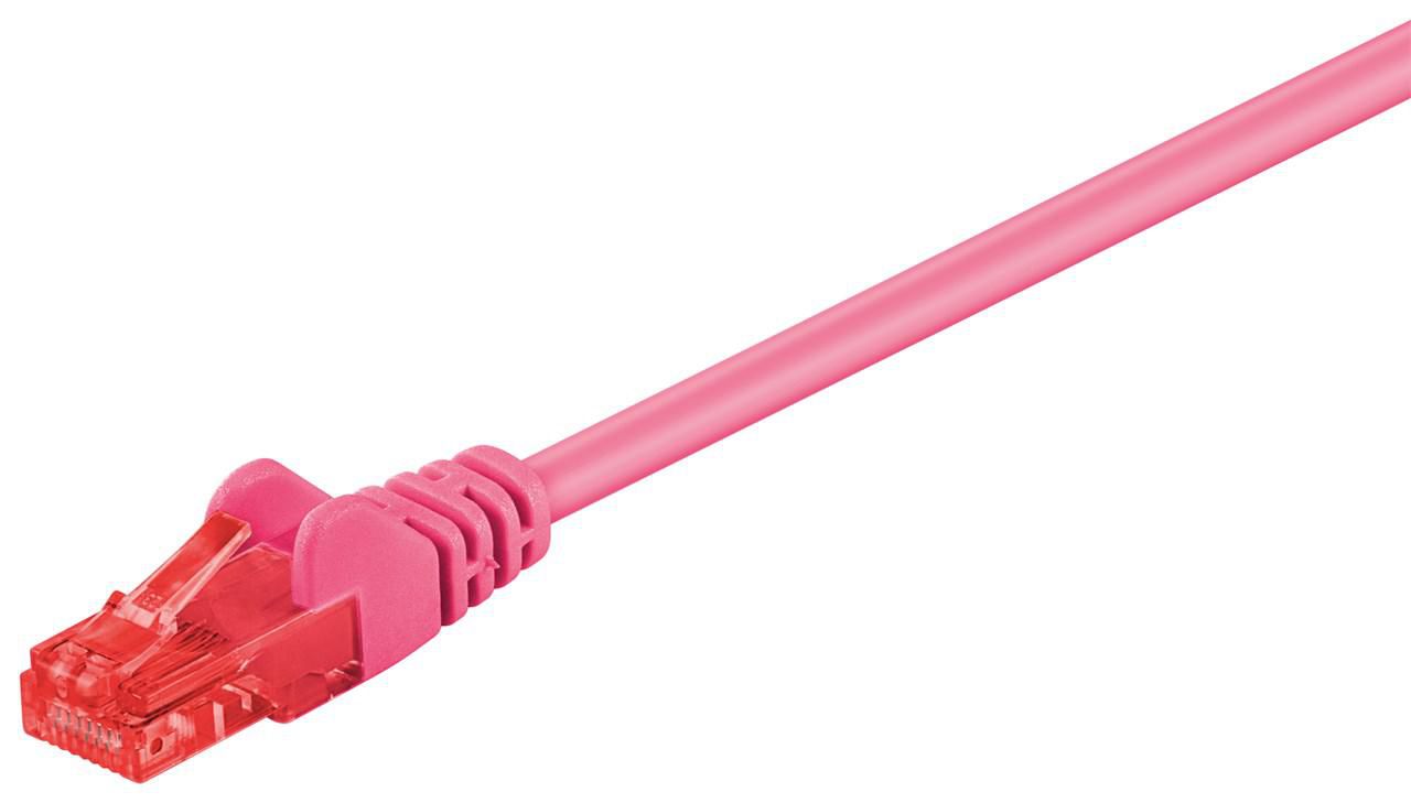 U/UTP CAT6 2M Pink PVC