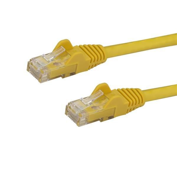STARTECH.COM 0,5m Cat6 Snagless RJ45 Ethernet Netzwerkkabel - Gelb - 50cm Cat 6 UTP Kabel