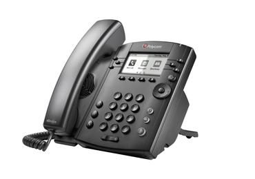 Poly 2200-46135-025 VVX 300 6-line Desktop Phone 