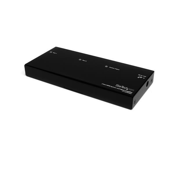 STARTECH.COM 2 Port High-Speed-HDMI Video Splitter und Signalverstärker - 3 x HDMI Stecker - 1920x12