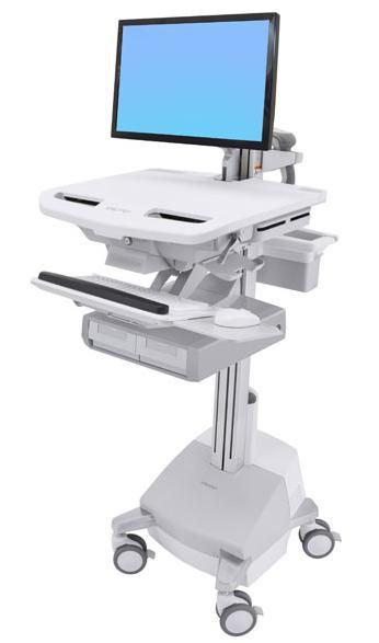 Ergotron SV44-12A1-C STYLEVIEW CART WITH LCD ARM 