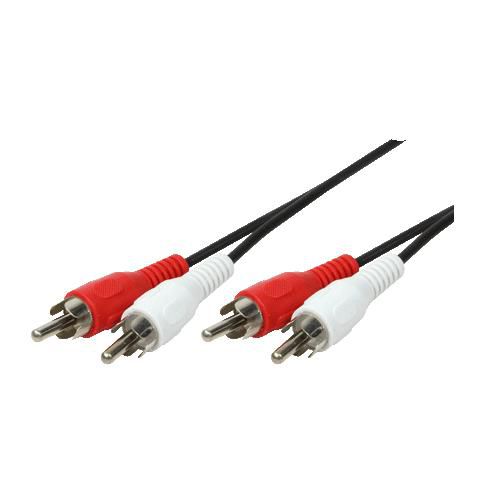 LogiLink CA1040 2xRCA - 2xRCA, 5m audio cable 