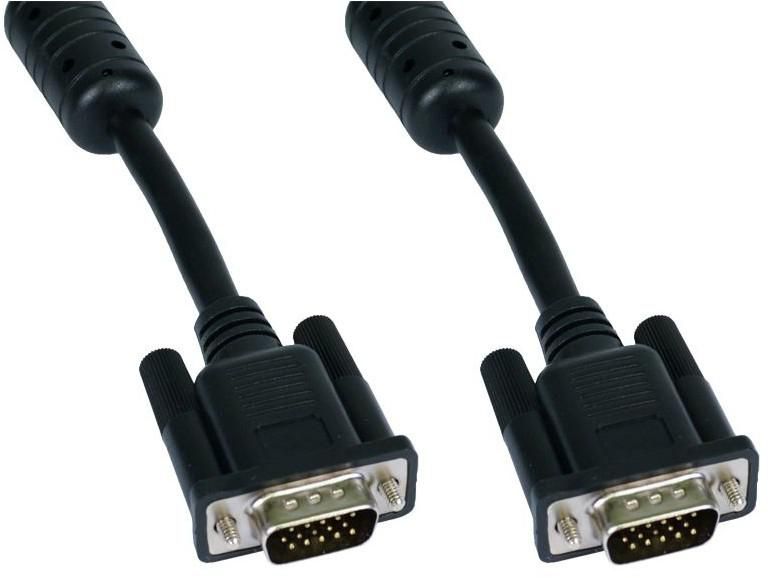 Cables-Direct CDEX-702K 2M Black SVGA Male - Male 