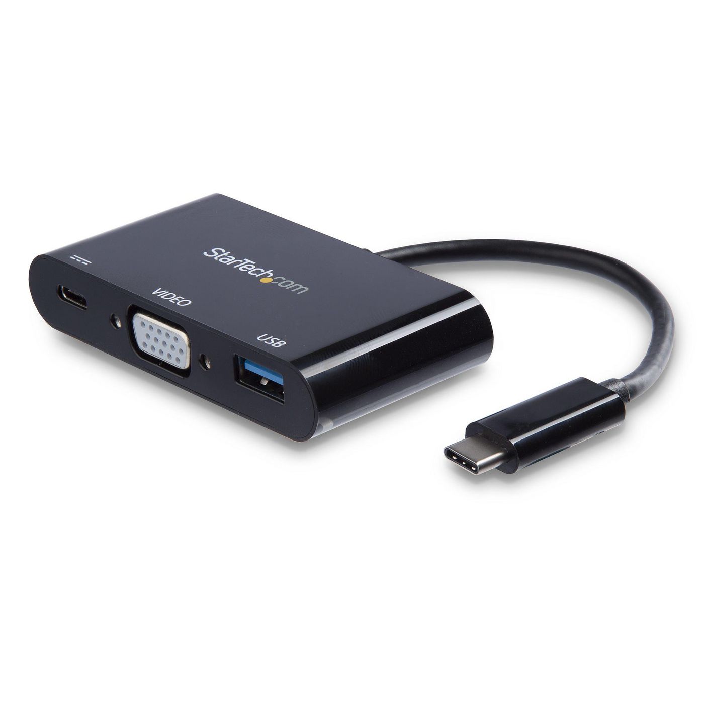 STARTECH.COM USB-C auf VGA Multifunktions-Adapter mit USB-A Port und Power Delivery - USB Typ C zu V