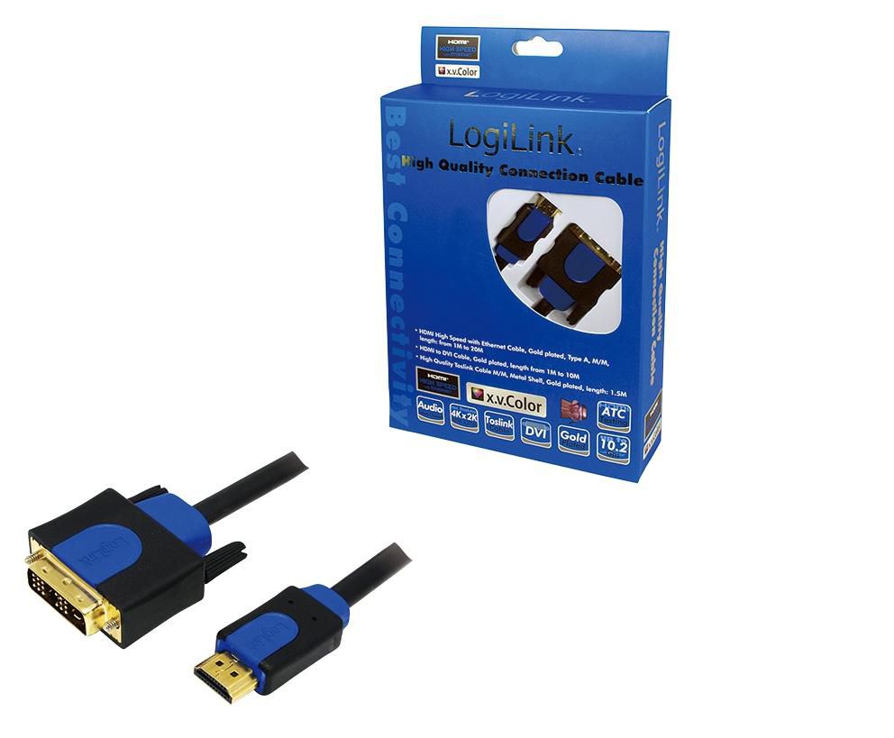 Logilink KAB HDMI - DVI 1m LogiLink 1.4