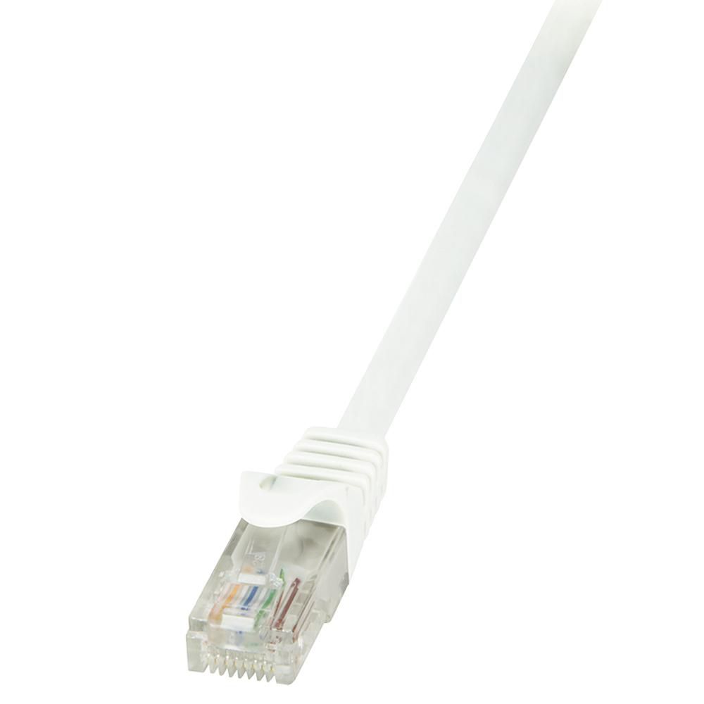 LOGILINK CAT6 U/UTP Patch Cable AWG24 weiß 10m Econ Line