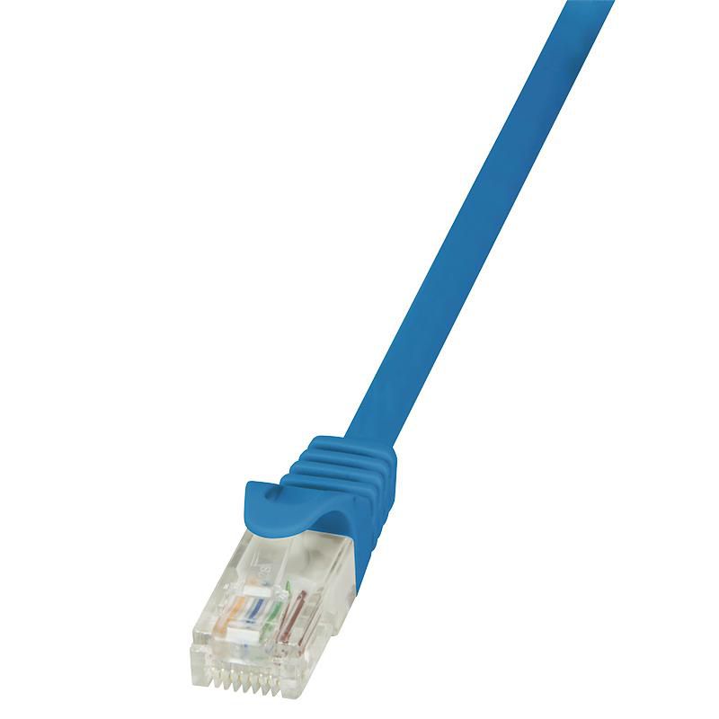 LOGILINK CAT6 U/UTP Patch Cable AWG24 blau 10m Econ Line