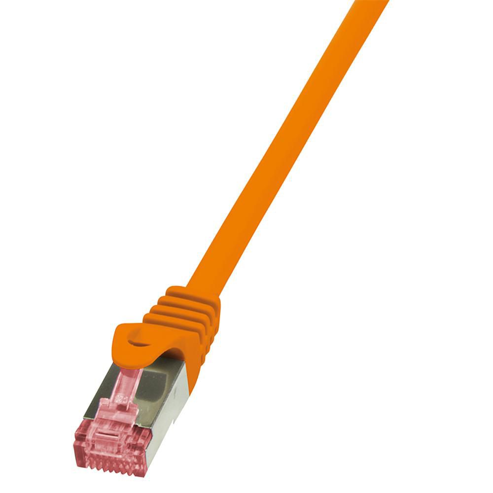 LOGILINK CQ2048S S/FTP Patchkabel Kat.6 PrimeLine orange -   1,50m