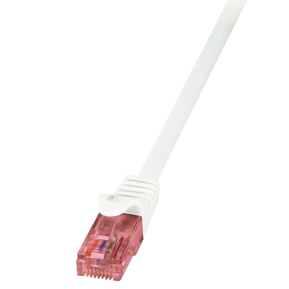 LOGILINK CAT6 U/UTP PrimeLine Patch Cable, white, 20M
