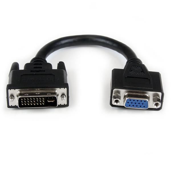 STARTECH.COM VGA auf DVI Monitor Adapter 20cm - VGA (15 pin) (Buchse) DVI-I (29 pin) (Stecker) Kabel