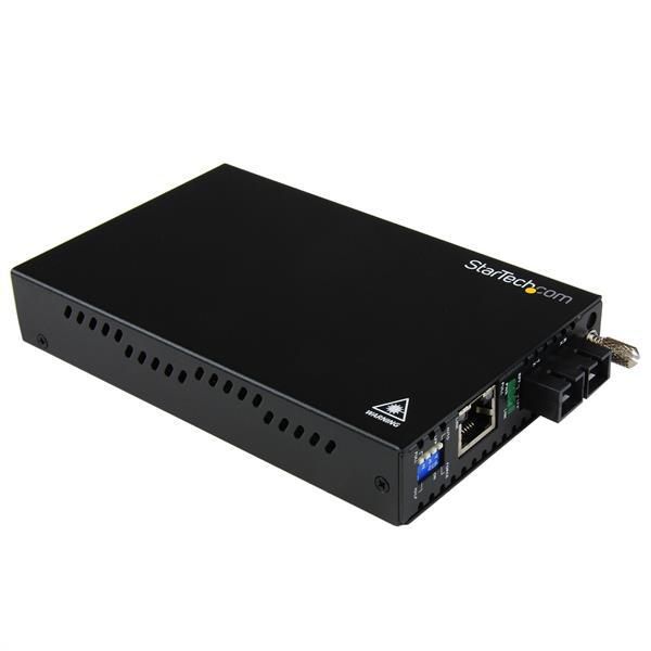 STARTECH.COM LWL / Glasfaser Medienkonverter - 1000 Mbit/s Gigabit Ethernet Medien Konverter SC 550m