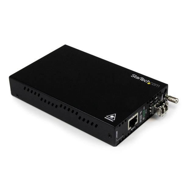 STARTECH.COM OAM Gigabit Ethernet Multimode LWL / Glasfaser LC Medienkonverter bis 550m - 802.3ah ko