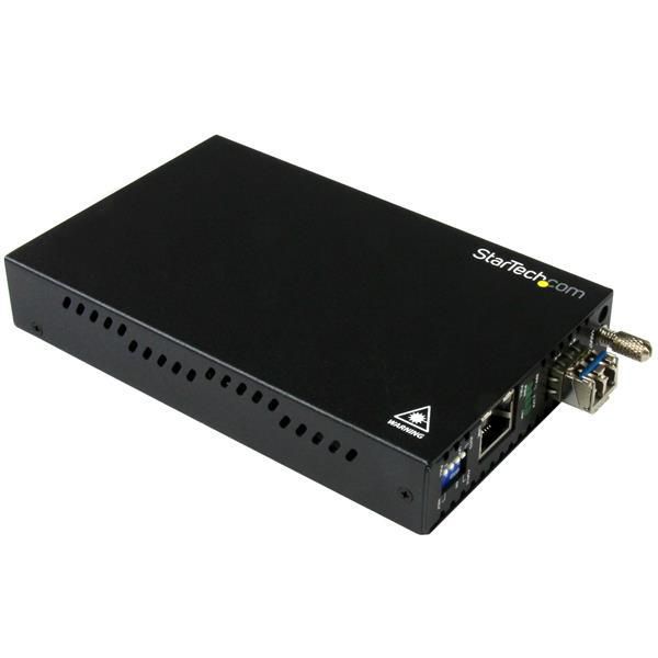 STARTECH.COM Gigabit Ethernet Kupfer auf LWL Medienkonverter - SM LC - 10 Km - Ethernet Medienkonver