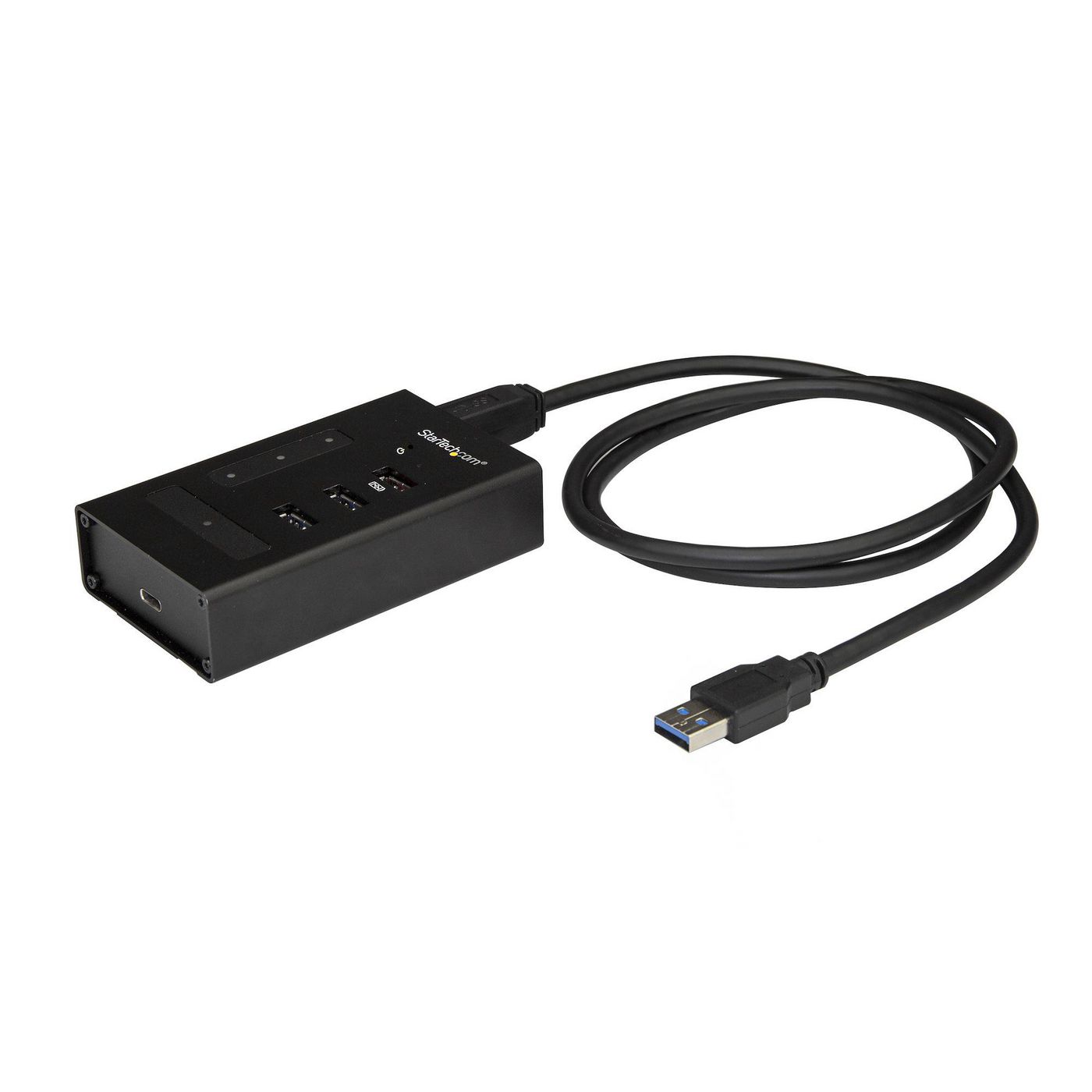STARTECH.COM 4 Port USB Hub - Metall - USB-A zu 3x USB-A und 1x USB-C - USB 3.0 - Industrieller USB