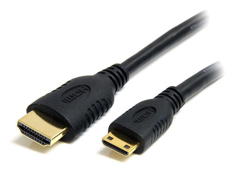 STARTECH.COM 2 m High Speed HDMI-Kabel mit Ethernet - HDMI auf HDMI Mini - Stecker/Stecker