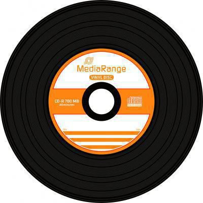 MediaRange MR225 CD-R 52x Black Vinyl cake 50 