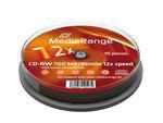 MediaRange MR235 2x Speed 80min CD-RW 10 TUB 