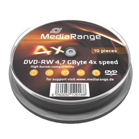MediaRange MR450 DVD-RW Disc 4x 4,7GB 10 