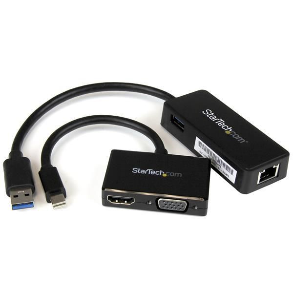 STARTECH.COM 2-in-1 Adapter Kit für Surface und Surface Pro 4 / 3 / Surface 3 - mDP auf HDMI oder VG