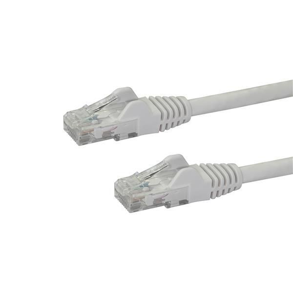 STARTECH.COM Cat6 Snagless RJ45 Netzwerkkabel - 10m - Weiss - Cat 6 Ethernet UTP Kabel 10 Meter