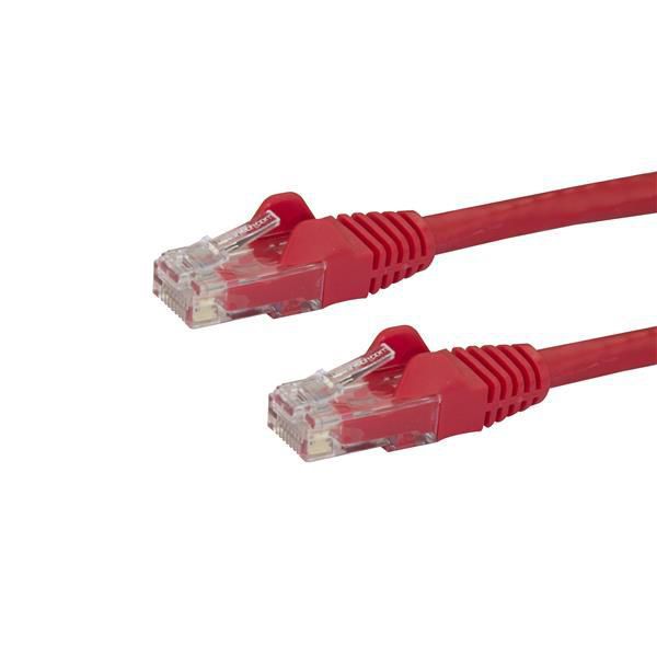 STARTECH.COM Cat6 Snagless RJ45 Netzwerkkabel - 10m - Rot - Cat 6 Ethernet UTP Kabel 10 Meter