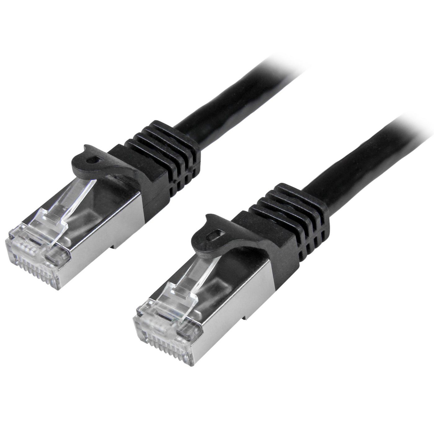 STARTECH.COM 2m Cat6 Netzwerkkabel - geschirmt (SFTP) Snagless Gigabit Patchkabel - Schwarz