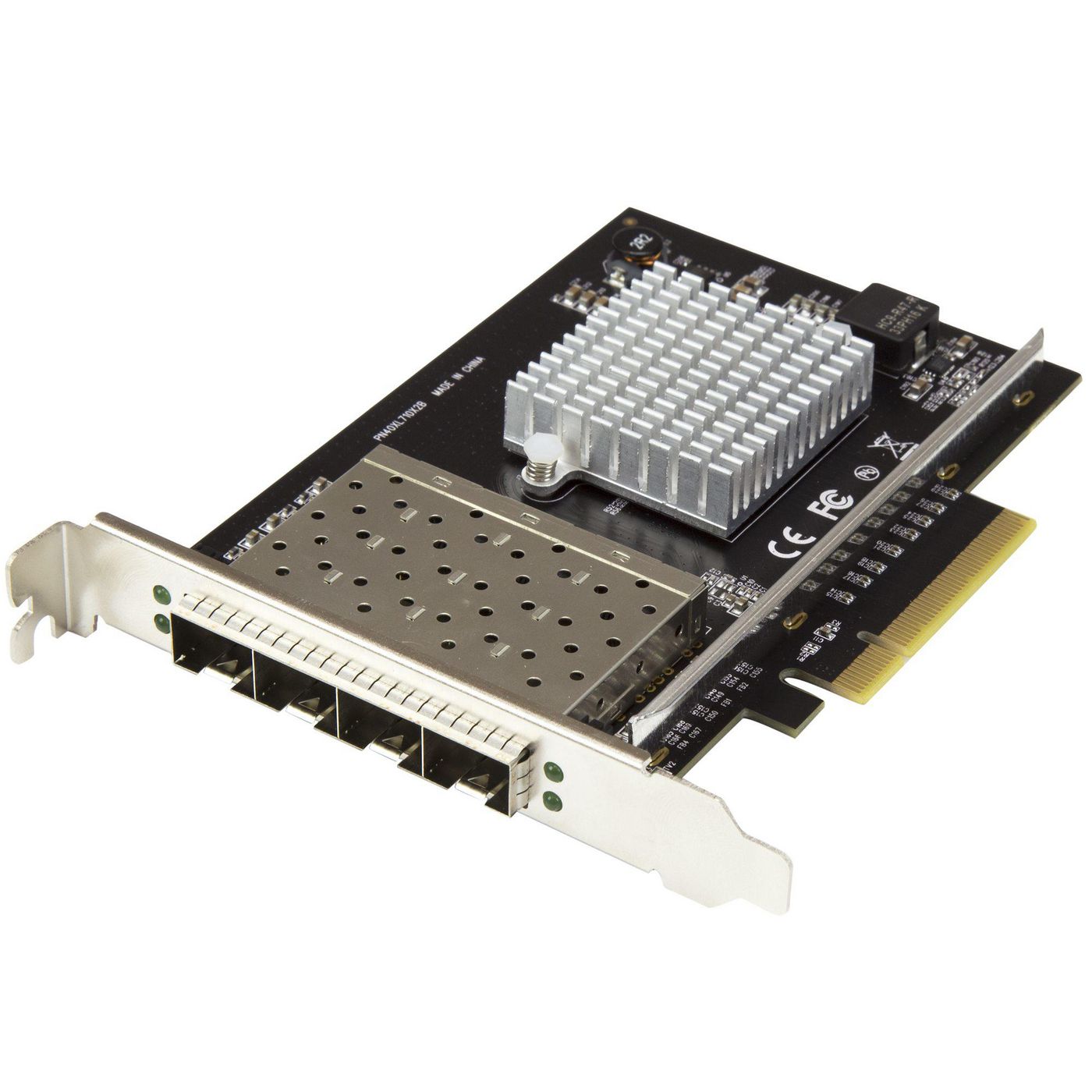 STARTECH.COM Quad-Port SFP+ Server Netzwerkkarte - PCI Express - Intel XL710 Chip - 10 Gigabit Ether