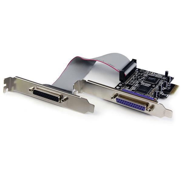 STARTECH.COM 2 Port PCI Express Parallel IEE1284 Schnittstellenkarte - PCIe Low Profile Adapter Kart