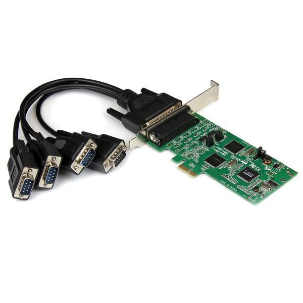 STARTECH.COM 4 Port Serielle PCI Express Schnittstellenkarte - 2 x RS232 2 x RS422 / RS485 - PCIe Ad