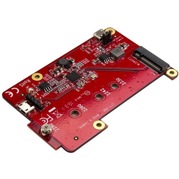 STARTECH.COM USB auf M.2 SATA Konverter für Raspberry Pi und Entwicklungsboards - M.2 NGFF SATA SSD