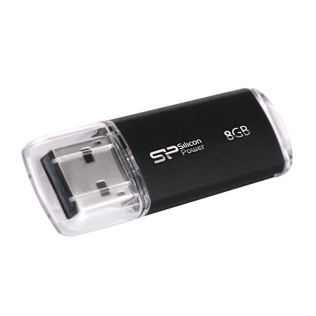 Silicon-Power SP008GBUF2M01V1K USB-Stick 8GB ULTIMA II 