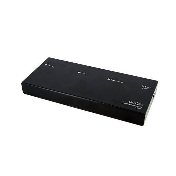 STARTECH.COM 2 Port DVI Video Splitter mit Audio - max. 1920x1200