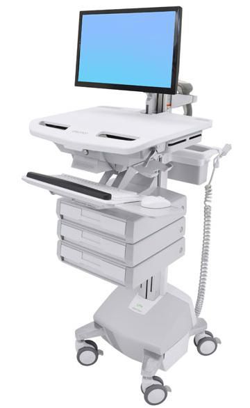 Ergotron SV44-1232-C STYLEVIEW CART WITH LCD ARM 