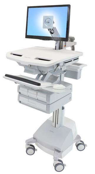 Ergotron SV44-1241-C STYLEVIEW CART WITH LCD ARM 
