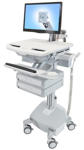Ergotron SV44-1222-C STYLEVIEW CART WITH LCD ARM 