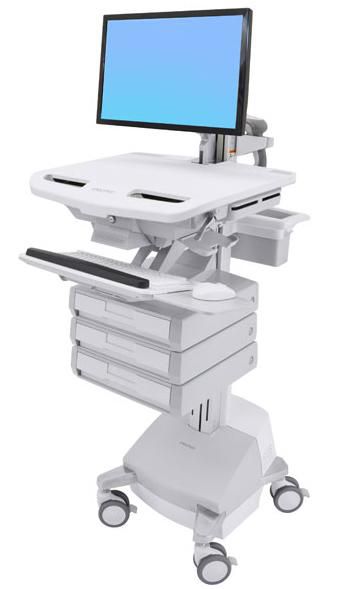 Ergotron SV44-1231-C STYLEVIEW CART WITH LCD ARM 