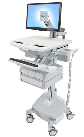 Ergotron SV44-1242-C STYLEVIEW CART WITH LCD ARM 