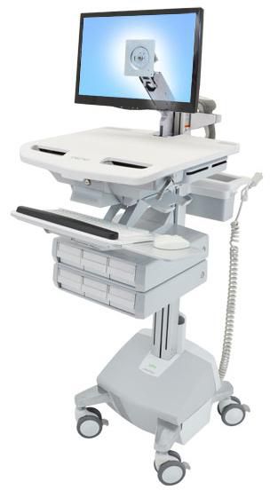 Ergotron SV44-1262-C STYLEVIEW CART WITH LCD ARM 