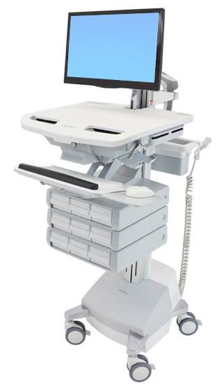 Ergotron SV44-1291-C STYLEVIEW CART WITH LCD ARM 