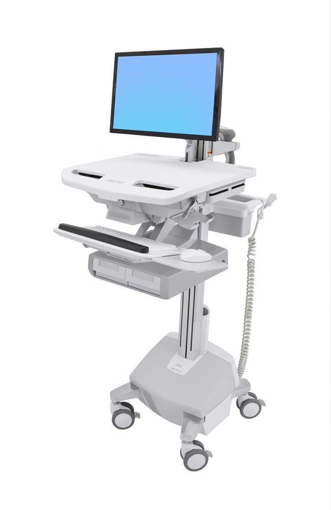 Ergotron SV44-12A2-2 STYLEVIEW CART WITH LCD ARM 